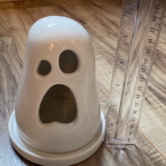 Spooky Wide Mouth Candleholder Ghost - Picture 7 of 8